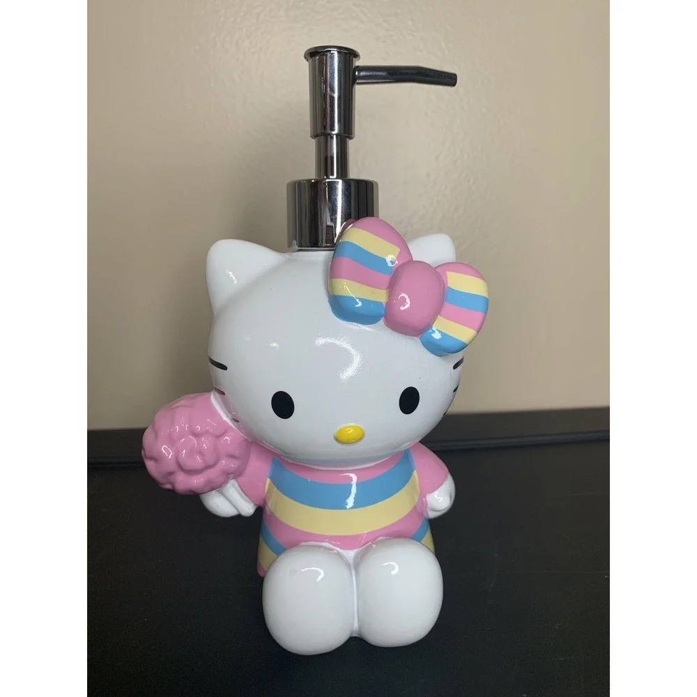 Sanrio Hello Kitty Cotton Candy Body Bath Soap Lotion Pump Dispenser (NEW)
